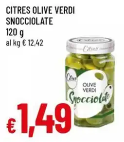 Famila Citres olive verdi snocciolate offerta