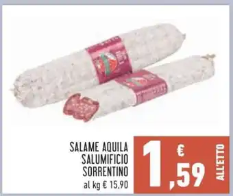 Conad Salame Aquila Salumificio Sorrentino offerta