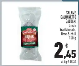 Conad Salame Galbanetto Galbani offerta