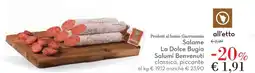 Conad Salame La Dolce Bugía Salumi Benvenuti offerta