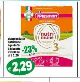 Il Castoro Supermercati Latte per neonati offerta