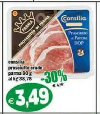 Il Castoro Supermercati Prosciutto di parma offerta