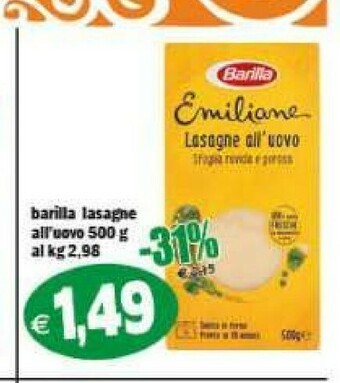 Il Castoro Supermercati Pasta all'uovo offerta