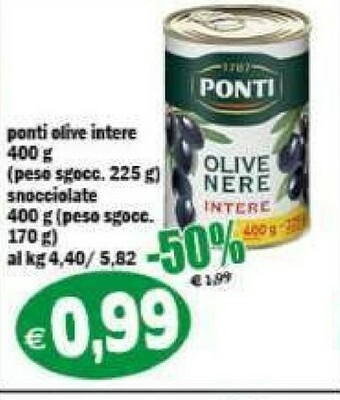 Il Castoro Supermercati Olive offerta