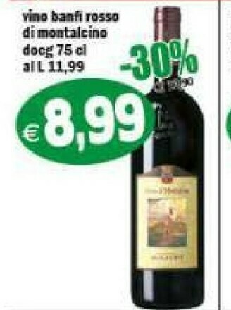 Il Castoro Supermercati Vino rosso offerta