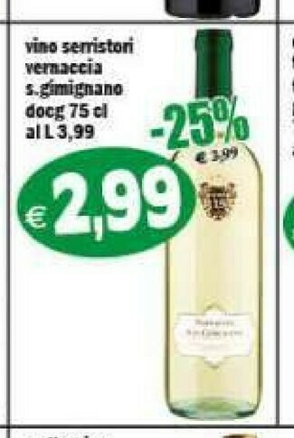 Il Castoro Supermercati Vino bianco offerta