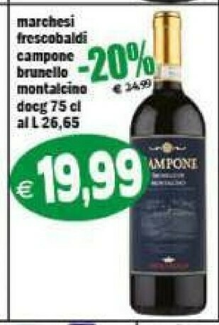 Il Castoro Supermercati Vino rosso offerta