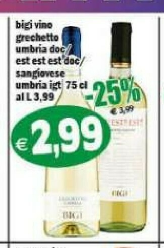 Il Castoro Supermercati Vino bianco offerta