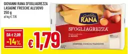 Famila Giovanni rana sfogliagrezza lasagne fresche all'uovo offerta