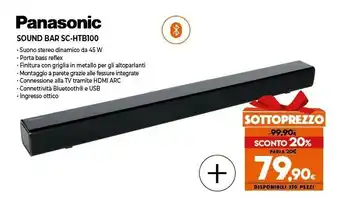 Expert Sound bar sc-htb100 offerta