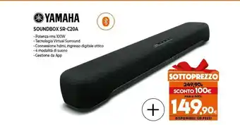 Expert Soundbar sr-c20a offerta