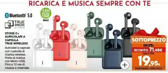 Expert Area stone c+ auricolari a capsula true wireless offerta