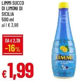 Galassia Limmi succo di limoni di sicilia offerta