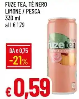 Galassia Fuze tea, tè nero limone / pesca offerta