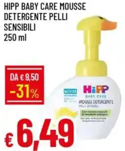 Galassia Hipp baby care mousse detergente pelli sensibili offerta