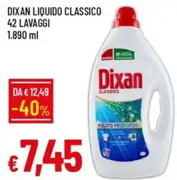 Galassia Dixan liquido classico 42 lavaggi offerta