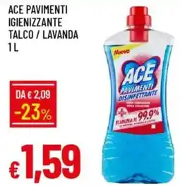 Galassia Ace pavimenti igienizzante talco / lavanda offerta
