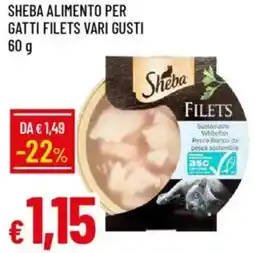 Galassia Sheba alimento per gatti filets vari gusti offerta