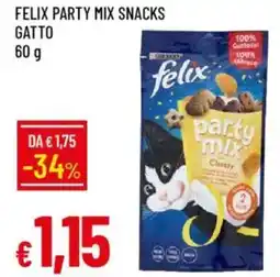 Galassia Felix party mix snacks gatto offerta