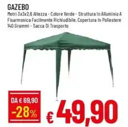 Galassia Gazebo offerta