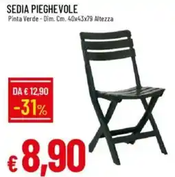 Galassia Sedia pieghevole offerta