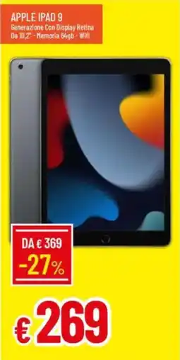 Galassia APPLE IPAD 9 offerta