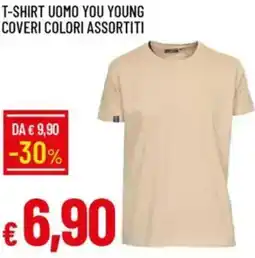 Galassia T-shirt uomo you young coveri colori assortiti offerta