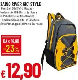 Galassia Zaino river gio' style offerta