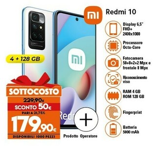 Expert Xiaomi redmi 10 offerta