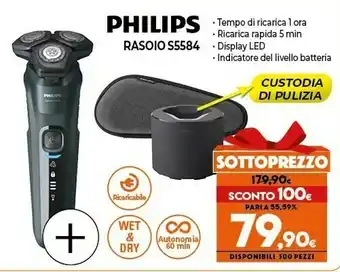 Expert Rasoio s5584 offerta