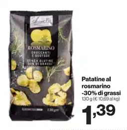 In'S Mercato Patatine al rosmarino -30% di grassi offerta
