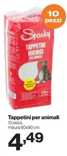 In'S Mercato Sparky Tappetini per animali offerta