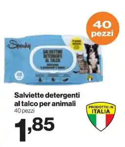 In'S Mercato Sparky Salviette detergenti al talco per animali offerta