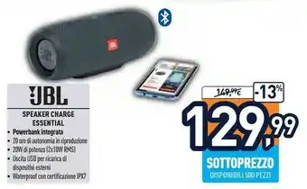 Unieuro Speaker charge essential offerta