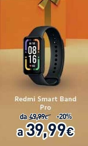 Unieuro Redmi smart band pro offerta