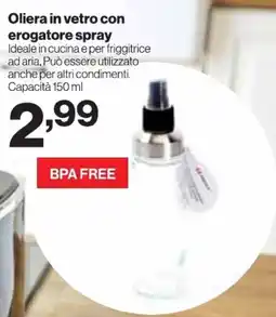 In'S Mercato Oliera in vetro con erogatore spray offerta