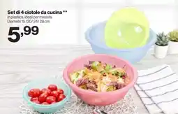 In'S Mercato Set di 4 ciotole da cucina offerta