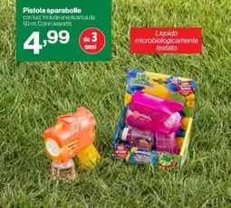 In'S Mercato Pistola sparabolle offerta