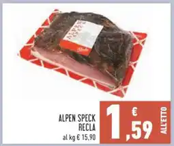 Conad ALPEN SPECK RECLA offerta