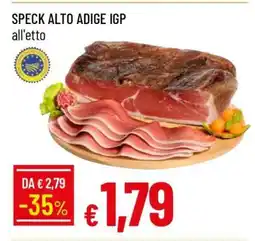 Famila Speck Alto Adige IGP offerta