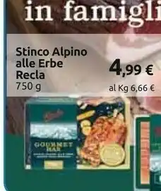 Stinco alpino alle erbe 750 g