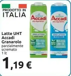 Carrefour Latte accadì parzialmente scremato 1000 g(ml) offerta