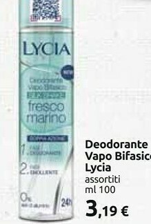 Carrefour Deodorante vapo bifasico offerta