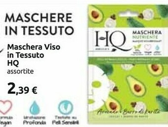 Carrefour Hq maschera viso in tessuto offerta