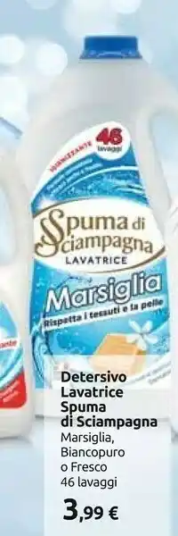 Carrefour Detersivo lavatrice marsiglia offerta