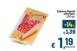 Qui Discount Salame Napoli affettato offerta