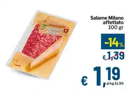 Qui Discount Salame Milano affettato offerta