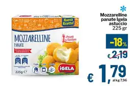 Qui Discount Mozzarelline panate Igela astuccio offerta