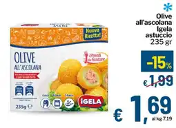 Qui Discount Olive all'ascolana Igela astuccio offerta