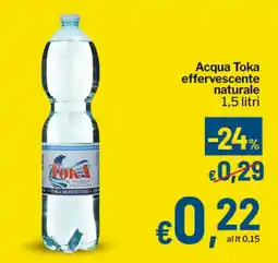 Qui Discount Acqua Toka effervescente naturale offerta